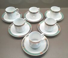 Bernardaud Service 6 tasse à café en porcelaine de Limoges modèle CHAMPS ÉLYSÉES