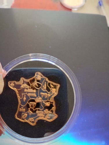 Médaille dorée notre belle - dorée,