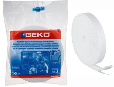 Joint calfeutrage 1-5 mm adhésif mousse blanc 10m x 15mm isolation thermique GEK