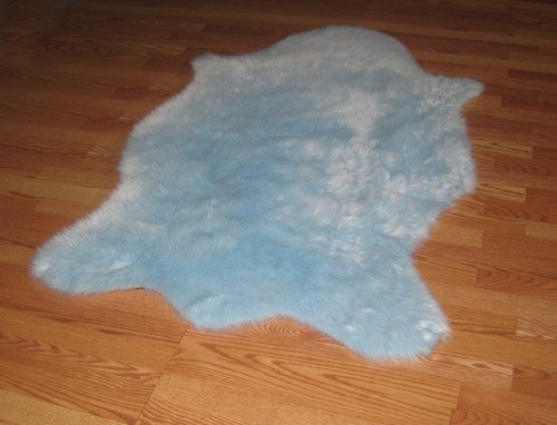 Baby blue faux - baby, fur