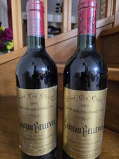 Château Bellevue - Saint Emilion Grand Cru Classé 1990 - Bon niveau