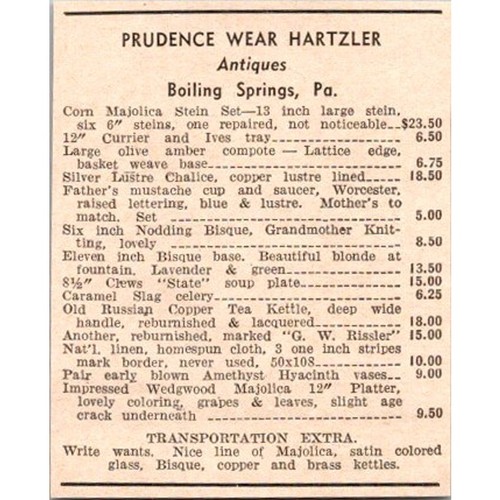 Prudence wear hartzler - wear,