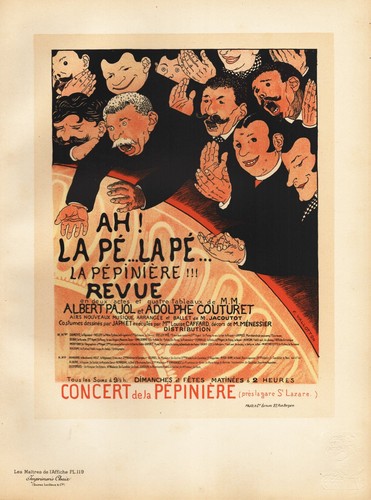 Affiche art nouveau - art, de