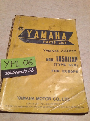 Yamaha parts list lb50iiap - yamaha,