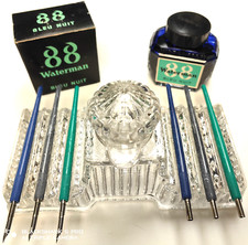 ENCRIER en VERRE + FLACON