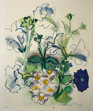 Volubilis LITHOGRAPHIE d'après RAOUL DUFY Daniel Jacomet FLEURS XX°