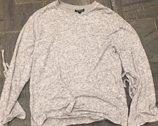 Top shop Size US 4 Grey Sweater