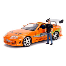 Toyota Supra with figure Brian