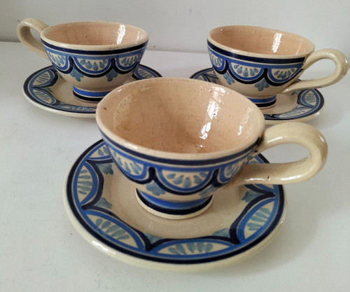 Trio tasses soucoupes - trio,