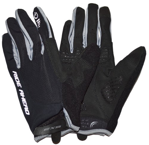 Gants longs vtt gris - longs,