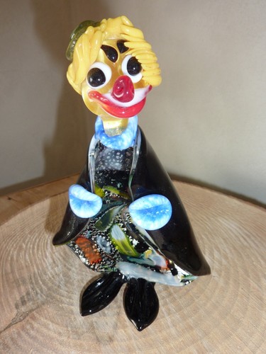 Vintage clown sculpture - clown, en