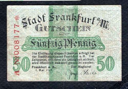 Allemagne frankfurt notgeld - allemagne,