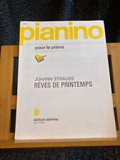 J. Strauss Reves de Printemps Antiga Attica pianino 23 partition piano Delrieu