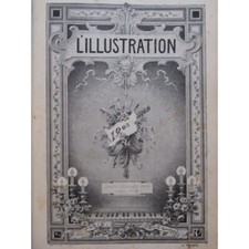 L'illustration Supplément Musical Piano solo Piano Chant 1902
