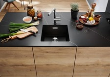 BLANCO SUBLINE 400-U - Évier en granit SILGRANIT gris volcanique