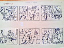 Série de 2 planches de BD non