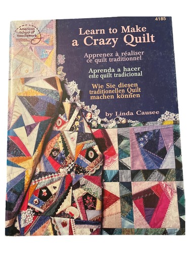 Crazy quilt livre couture - crazy,