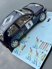 Decals 1/18 Renault Clio 16s