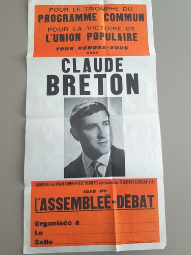 Affiche parti communiste - affiche,