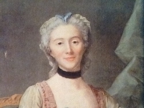 Perroneau portrait de madame - portrait,