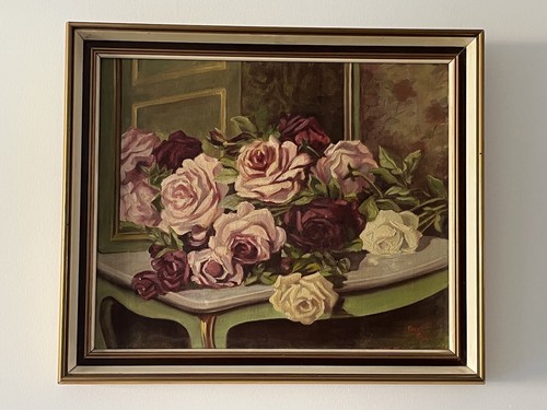 Tableau ancien vintage - tableau, signé
