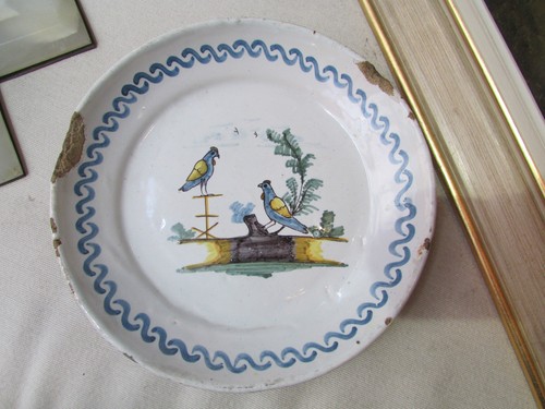 Ancienne assiette creuse - ancienne,