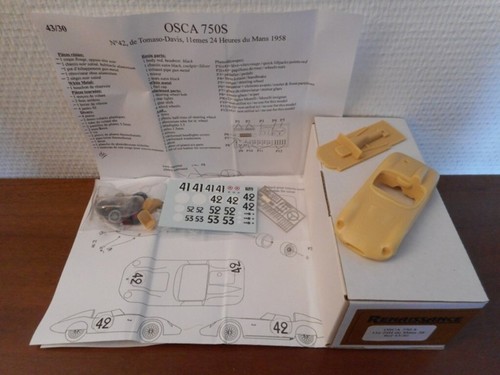 Osca 750s mans 58 - 1-43, '58