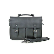 Wylson Mallette Sacoche Janssen Porte documents 8185-5 cuir Noir Briefcase