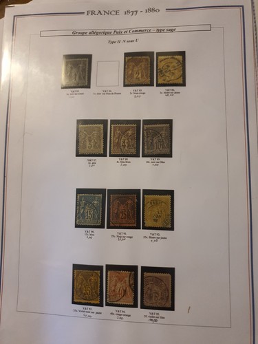 Anciens timbres france - anciens,
