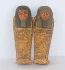 Rare ancien égyptien antique 2 Ushabti mythologie égyptienne BC #Egyptology_BC
