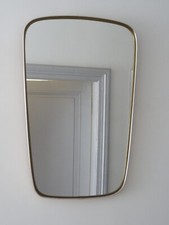 ancien GRAND miroir asymetrique old mirror annee 50 design RETRO GIO PONTI