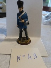 N°49 Figurine Médailler Franklin Étain Soldat  Régiment de Waterloo peint main