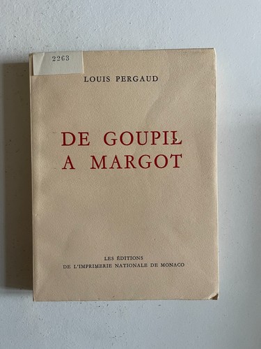 Pergaud goupil à margot - pergaud,,