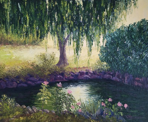Tableau huile sur toile - ,