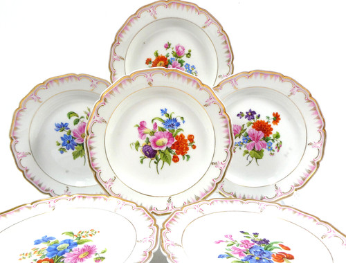 Assiette peinte main - assiette,