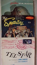lot 3 ep disques vinyls 45t the shadows, the spotnicks, les scarlets années 60