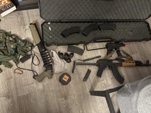 Airsoft gear lot ak47 - lot,