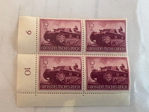Bloc timbres grossdeutsches - bloc, 4