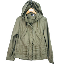 H&M Divided veste homme Taille euro 42 M kaki capuche mans jacket hoodie mens