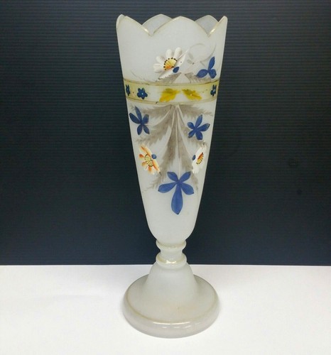 Old opaline glass tall - old,