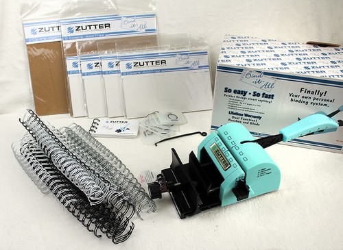 Zutter bind all - it, bookbinding
