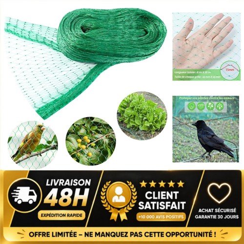 Filet anti oiseaux - oiseaux, fine