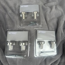 (3) 2 pack IKEA ATTEST Metal
