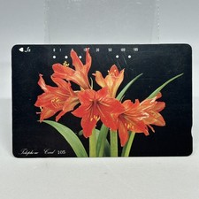 Carte téléphonique fleur