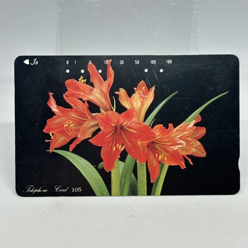 Carte téléphonique fleur
