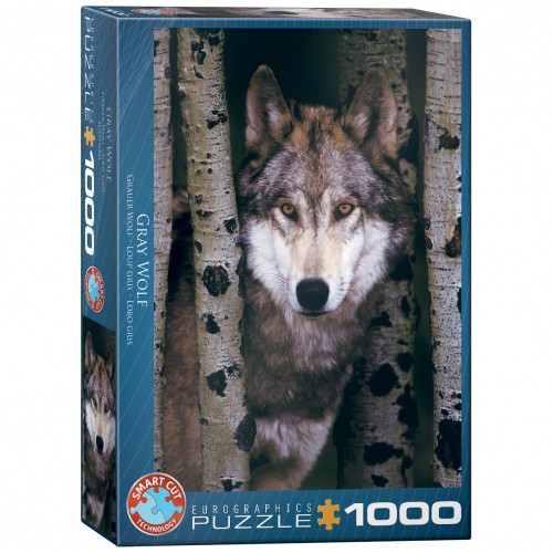 Puzzle loup gris 1000 - -,
