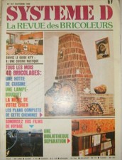 Système D N° 417 1980 DIY Bricolage Récup Fabrication niche de chien Bibliothèqu