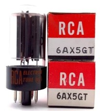 Tube 6AX5GT RCA NOS NIB neuf 1