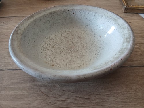 Ancien plat rond creux xix - rond,