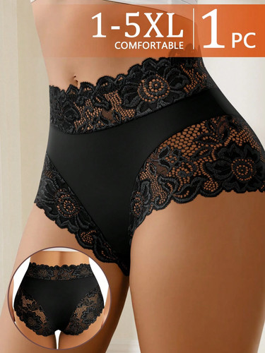 Elegant lace brief for plus - brief,